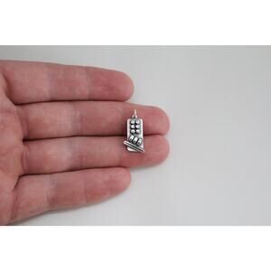 Sterling Silver Sushi Charm, Sterling Silver Oxidized Sushi Charm